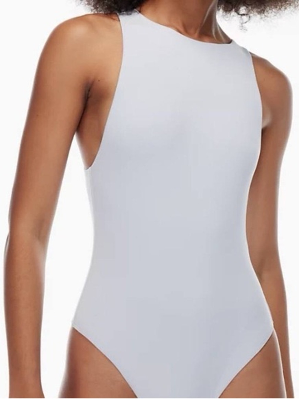 Babaton Cement Blue Contour 90s Bodysuit